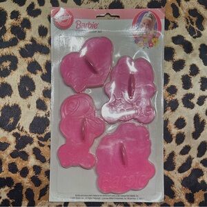 Vintage 90s Barbie Wilton Pink Cookie Cutters - 4 Cutters